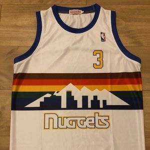 Allen Iverson jersey Denver Nuggets White
